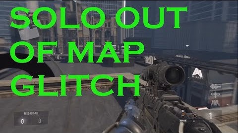 Call of Duty Advanced Warfare - Solo Out of Map Glitch on Detroit!