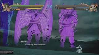 Sasuke, Indra, & Madara Vs Naruto, Ashura, & Hashirama Full Fight!!!