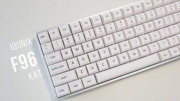 ASMR | IQUNIX F96 KAT Typing Sounds for 10 Minutes ⌨️