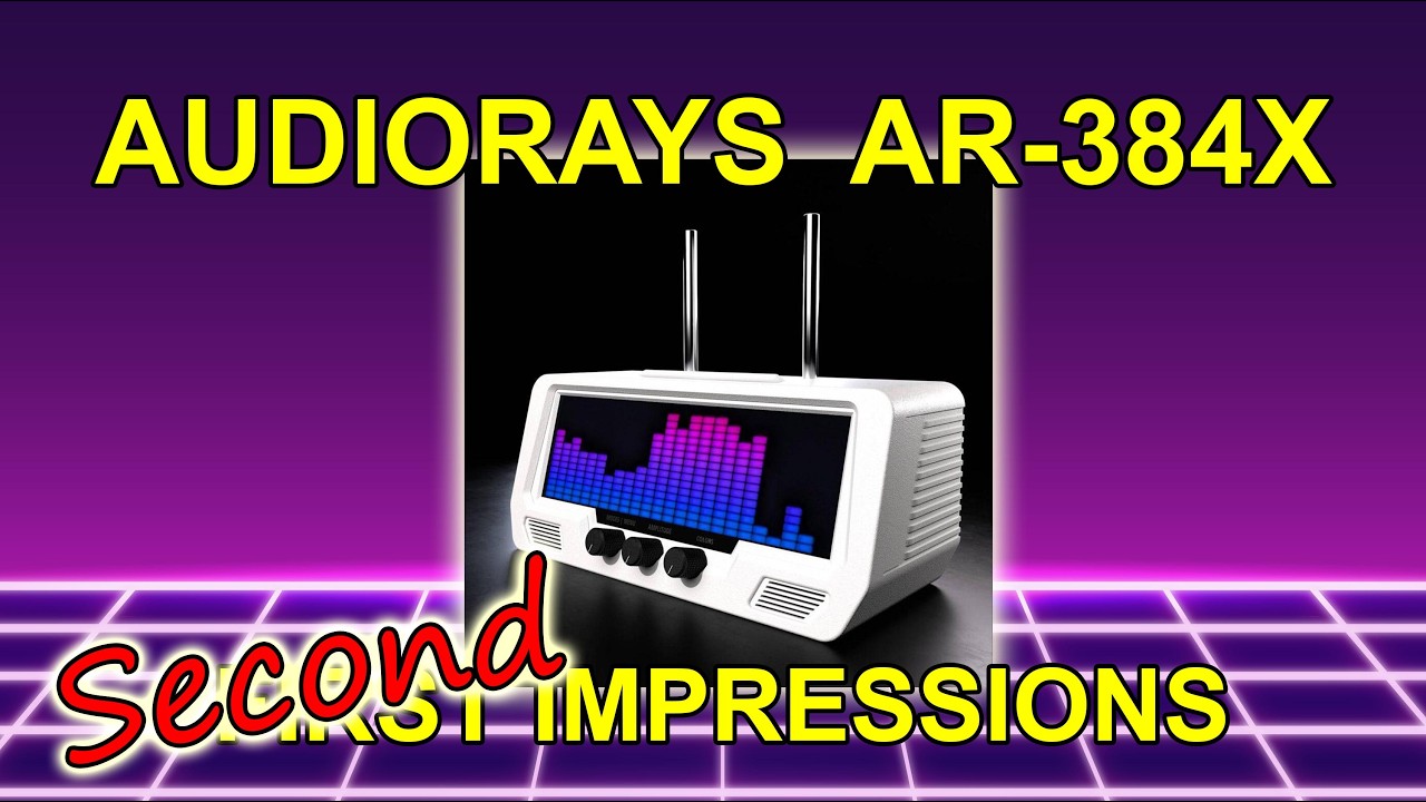AUDIORAYS AR-384X - Audio Visualizer Part 2 - YouTube