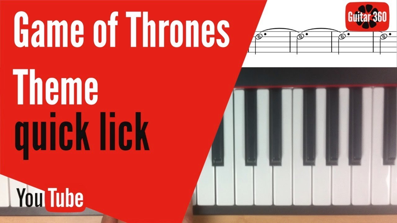 Game of Thrones Theme keyboard - YouTube