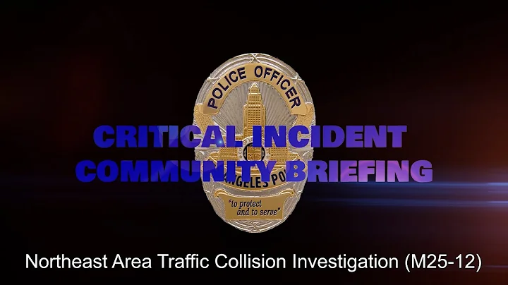 Northeast Area Traffic Collision Investigation 9/19/25 (M25-12)