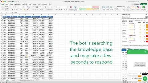 How to use the DataCheckr AI for Excel support bot