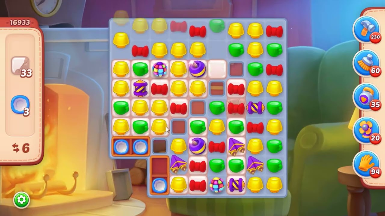 Homescapes Level 16933 - NO BOOSTERS 🏠 | SKILLGAMING ✅