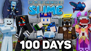 We Spent 100 Days in Tensura Minecraft [5 Friends]