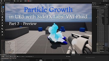 [후디니와 언리얼] Particle Growth in Unreal Engine 5 - Part 3 (Preview)