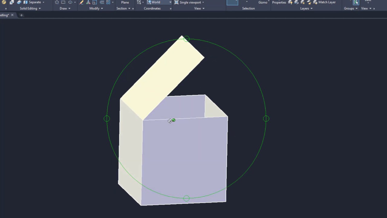 Surface Modelling Using 3DFACE in AutoCad
