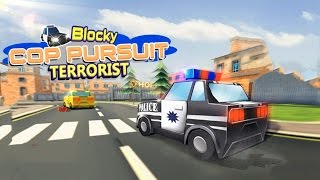 Blocky Cop Pursuit Terrorist Android Gameplay (HD) screenshot 1