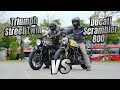 Triumph Street Twin vs Ducati Scrambler 800 | Xe nào cho người mới chơi? | Đường 2 Chiều