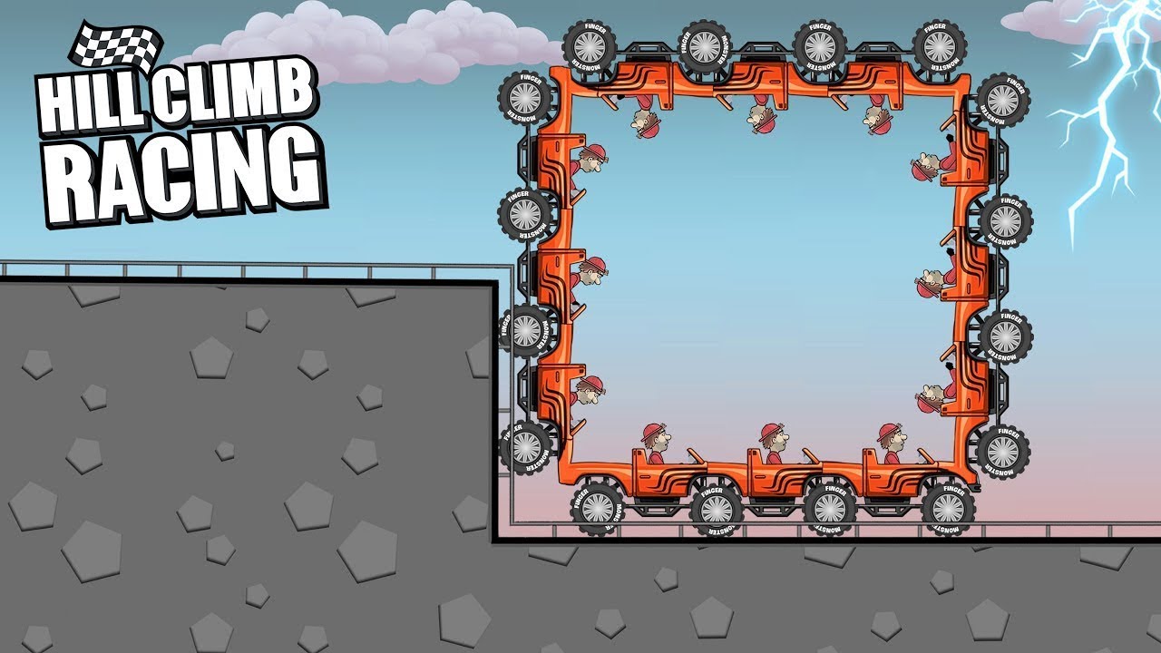 Hill climb racing-Highway dangoros racing motocross bike