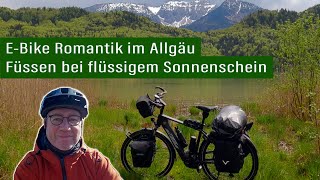 E-Bike Reise 2023  - Tag 1 |  Füssen bei flüssigem Sonnenschein auf der Romantischen Straße