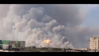 Giləzidə Silah-Sursat Anbarında Güclü Partlayış Baş Verib