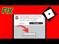 Fix "Friend Request Already Exists" Error in Roblox | Accept/Send Friend Requests Problem