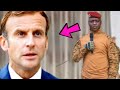 Une réponse vigoureuse et historique du capitaine Traoré aux propos offensive d&#39;Emmanuel Macron.