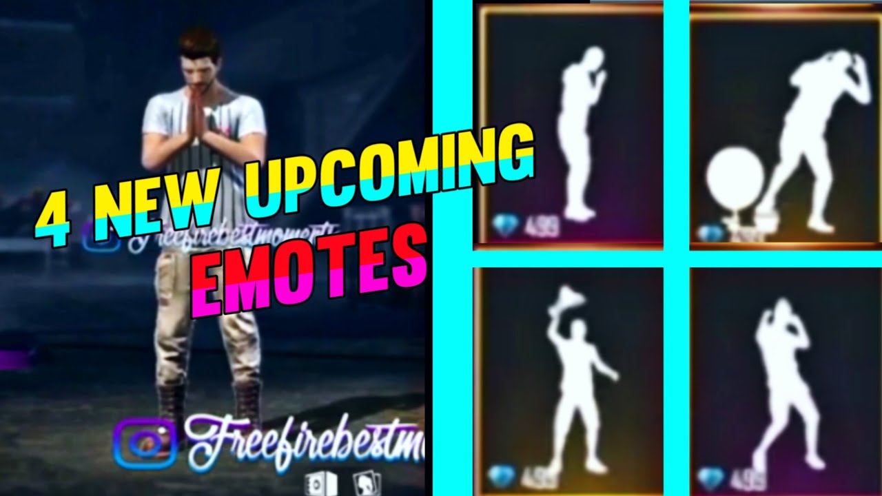 4 new upcoming emote ob27 || Free Fire || Rehan Gaming.