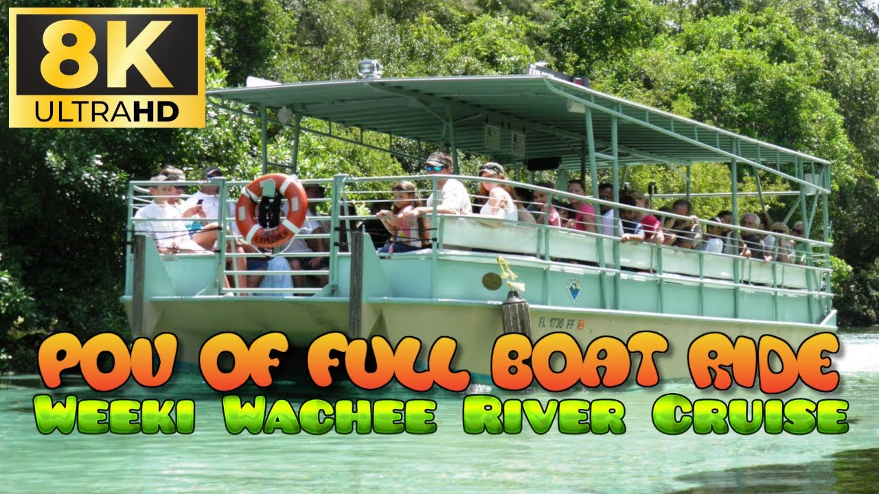 Full Boat Ride on the Weeki Wachee River Cruise (Weeki Wachee State Park) - 8K Scenic Boat Ride POV