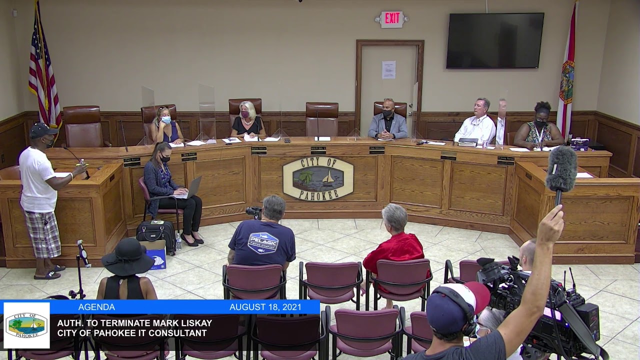 City of Pahokee, FL Special Commission Meeting (8/18/2021) YouTube