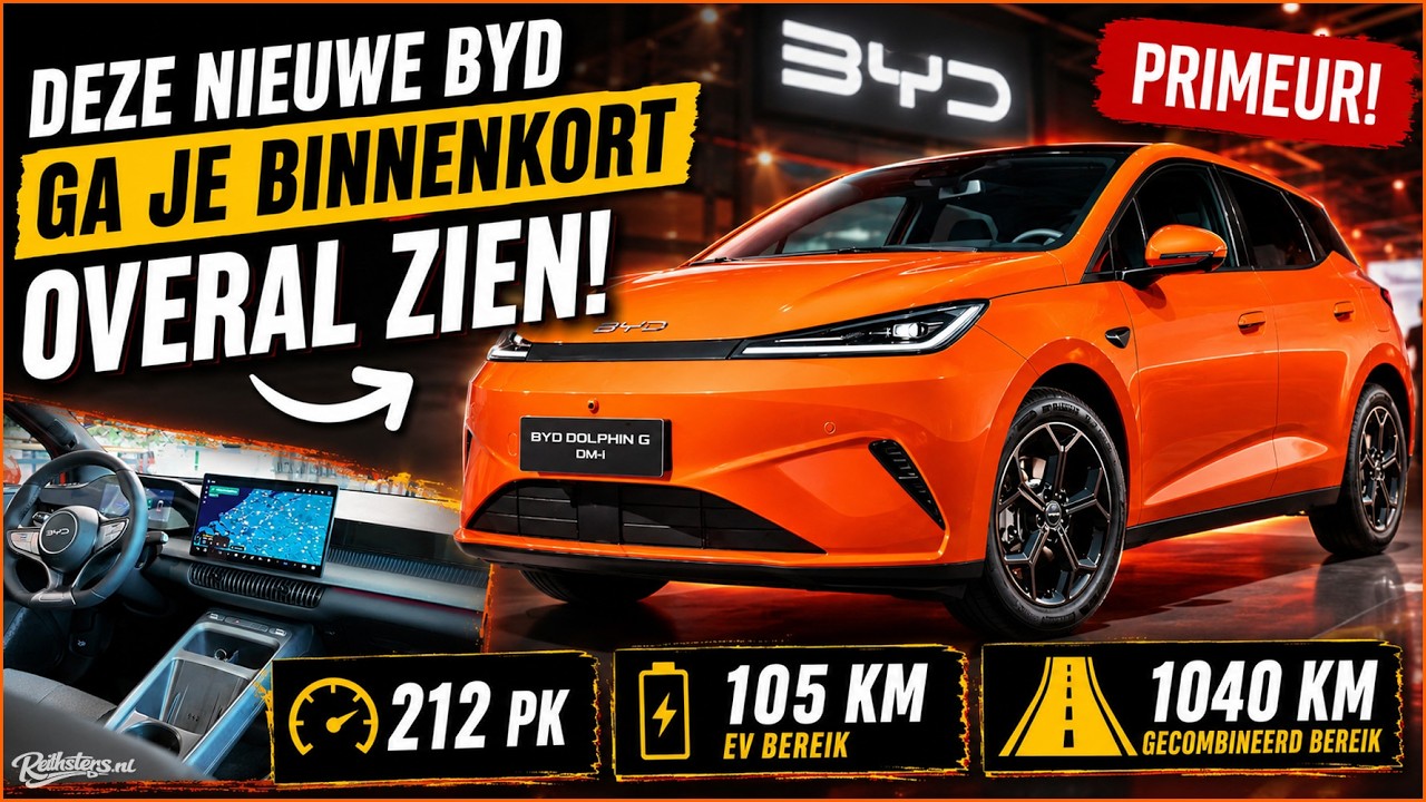 DEZE NIEUWE BYD GA JE BINNENKORT OVERAL OP DE WEGEN ZIEN! 👀🚗 | DE BYD DOLPHIN G DM-i - VLOG #803
