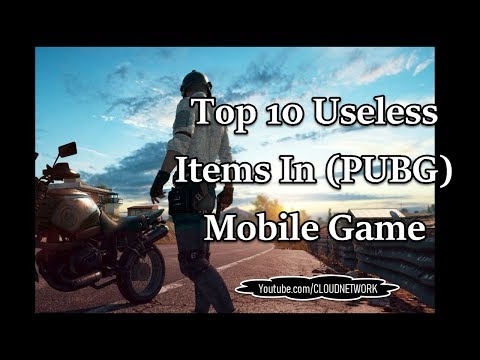 Top 10 Useless Items In (PUBG) PlayerUnknown's Battlegrounds Mobile Game