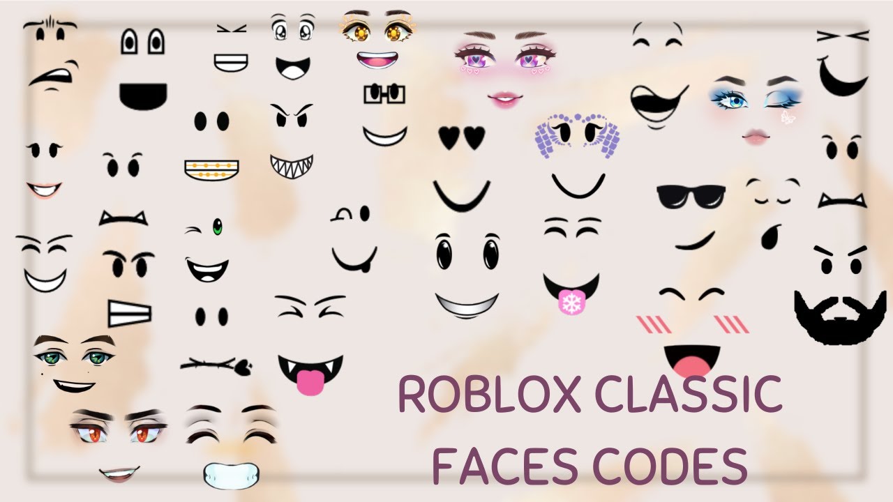 Roblox faces codes: Full list of rarest ids in the game