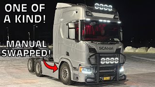 First EVER Manual Swapped R650 Scania Truck!