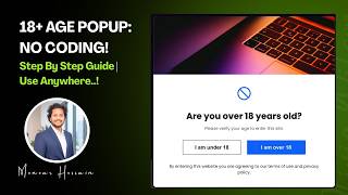 How to Add an Age Verification Popup to Your Website (No Coding!) - 2026 Guide