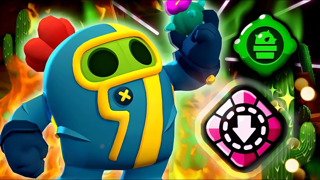 【Brawl Stars】New Spike Gear is crazy👋 YouTube