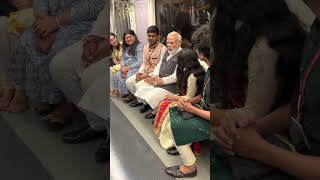 PM Modi makes a special request to fellow commuters on board the Mumbai Metro screenshot 3