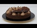 Tarte chocolat et noisettes