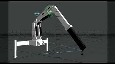 3d model IMT 32027 crane rig setup