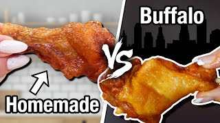 Homemade VS Authentic Buffalo Chicken Wings
