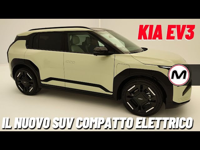 KIA EV3: svelato il nuovo SUV compatto elettrico coreano