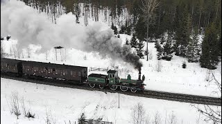 A Winter Journey with Caroline. The Enchanting 1861 Steam Locomotive Touring in 2024!