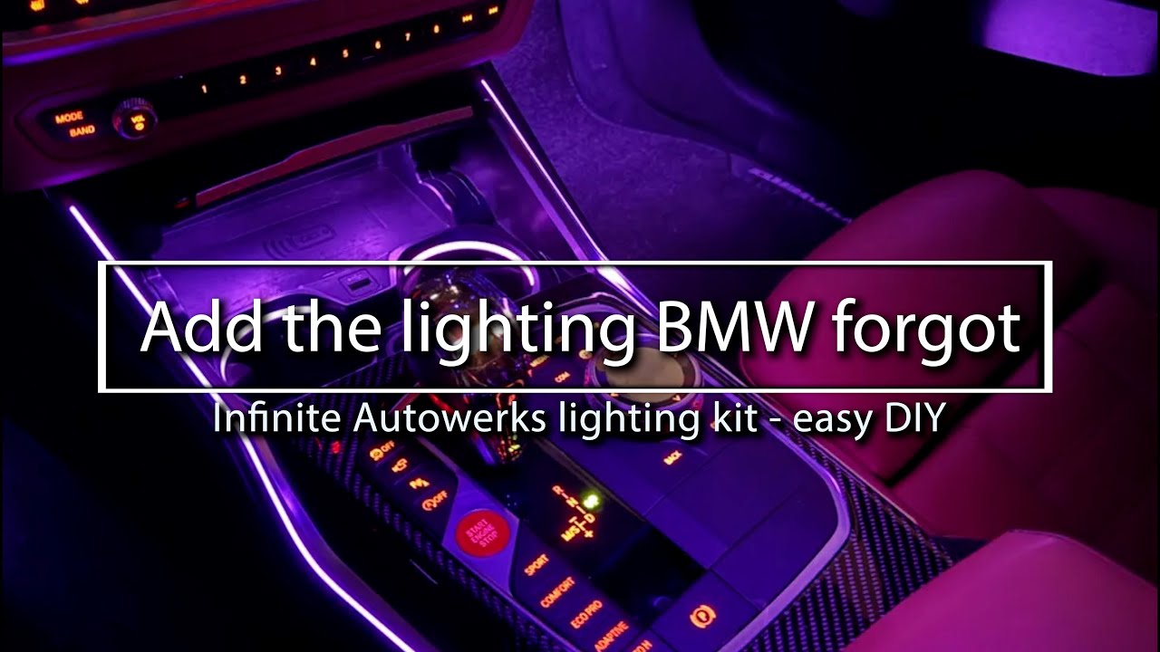 Add gorgeous interior lighting to your BMW from Infinite Autowerks - Easy DIY with simple tools!