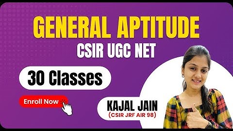 How to deal with PART-A CSIR NET II Rank Booster Course II General Aptitude course@botanyinsider