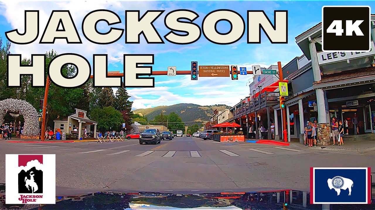 Jackson Hole, Wyoming 4K scenic drive