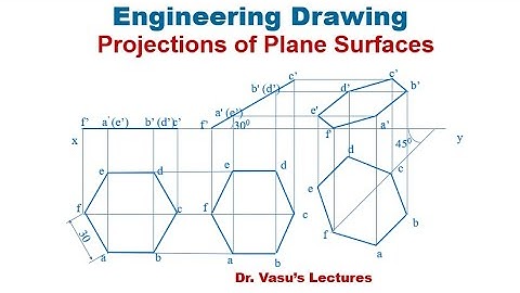 Projections of Planes 4 D | Hexagonal Planes Inclined to Both the Planes | Engineering Drawing