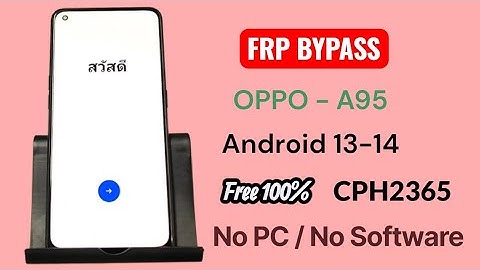FRP Bypass OPPO A95 (CPH2365) Google Account Bypass | Na Black