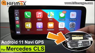 10.25'' Mercedes Benz CLS Android 11 Navigation GPS screen 6GB+128GB + Android Auto + Apple Carplay