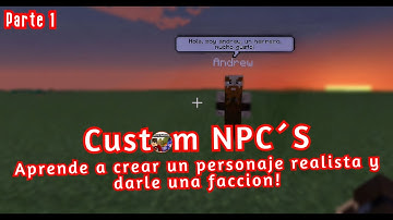Tutorial Custom NPC | Parte 1/4 | Bien explicado | Gilleminecraft