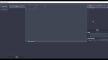 Shader IDE - GLSL function editor