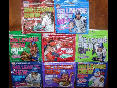 Big League Chew Bubble Gum Review – 8 Flavors!
