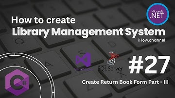 C#(.Net) Library Management System (Create Return Book Form Part - III)