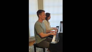 Here Comes the Sun (Piano Duet) piano pianocover duet pianoduet thebeatles herecomesthesun