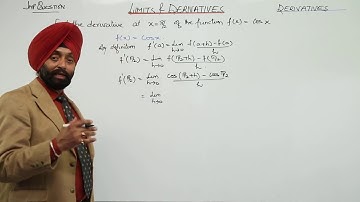 Best Free Topic l ICSE l CLASS 11 l MATH l DIFFERENTIATION  I Limits & Derivatives l L8