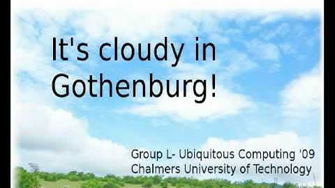 Weather Bowl - Ubiquitous Computing 