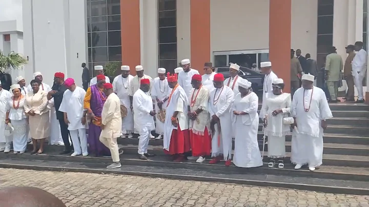 Delta Gov Oborevwori Receives On Courtesy Visit HRM Prof.Epiphany Azinge, SAN, OON, Asagba of Asaba 