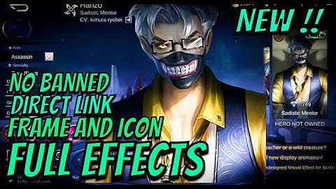 Hanzo Mentor Skin Script | Lou Yi Patch | Mobile Legends | Katol Kiel