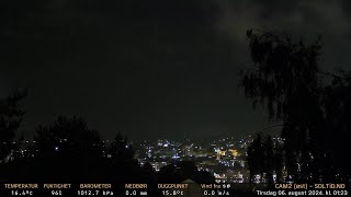 Timelapse Cam 2 - Natt til 6. august 2024