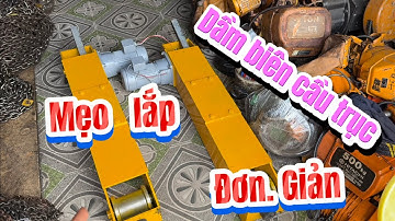 Mẹo lắp dầm biên cực kỳ đơn giản. A e mua về tự lắp - tự làm được | HP 0902091018